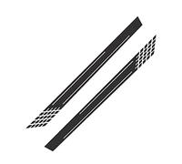 Car Body Side Stripes, Car Hood Stripe Stickers Universal Side Skirt PVC Racing Stripe Graphic Decal Sticker Decoration for SUV Truck Off-Road Vehicles, 2Pcs