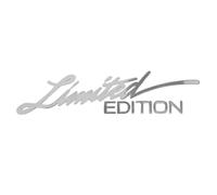 Car Body Sticker Limited Edition - Emblem Badge, Adhesive Auto Decal | Rustproof Limited Label, Elegant Metal Car Sticker for Racing Car Mod, Garage Upgrade Part, Automotive Show