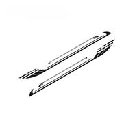Car Body Sticker Side Stripes for Ford Transit Custom 2023 2024 2025 Waterproof Scratch Resistant Auto Vinyl Decal Exterior Decoration Accessories,Matte Black