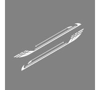 Car Body Sticker Side Stripes for VW T5 Caravelle 2009-2015 Waterproof Scratch Resistant Auto Vinyl Decal Exterior Decoration Accessories,White