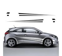 Car Body Stickers For Hyundai i20 WRC N Line 2009-2012 2017 2018 2022 2024,Body Side Door Molding Trim Cover Universal Door Protector Automotive Moulding Trim,B-White