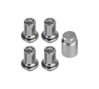 Car bolts set Compatible With Toyota For Matrix 03-08 4Nuts 1Key 33MM 44MM Wheel Lock Lug Nuts M12x1.5 PT27648100 00276-00900 00276-00901(44mm)