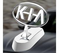 Car Bonnet Badge Sticker for Kia Sportage, 3D Emblem Chrome Auto Front Cover Hood Ornament Sticker Decals,A