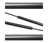 Car Bonnet Gas Springs 2x For Toyota For Supra A80 1993-2002 Auto Front Hood Bonnet Modify Gas Struts Lift Support Shock Damper Absorber(Black carbon fiber)