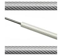 Car Bonnet Gas Springs Hood Bonnet Strut 1piece For Citroen C5 X7 For Tourer 2007-2017 Modify Lift Support Gas Spring Shocks Absorber Damper Prop Rod Pillar(Silver carbon fiber)