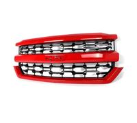Car bonnet grille Compatible With Chevrolet For Silverado 1500 LT LTZ 2016 2017 2018 Front Bumper Upper Grille Red Hot With Glossy Black Mesh Grille