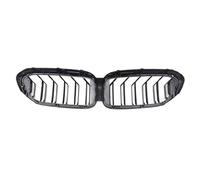 Car bonnet grille Compatible With For 5-Series G30 G31 2017 2018 2019 2020 Front Bumper Grille Upgrade To Style Grill Gloss Black Double Slat