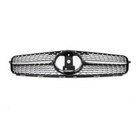 Car Bonnet Grilles Compatible With Benz For W204 C Class 2008 2009 2010 2011 2012 2013 2014 Diamond Front Bumper Grill Car Bonnet Ventilation Grille Cover