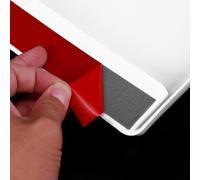 Car Bonnet Hood Scoop Air Flow Vent Cover Decorative ABS Plastic with Base for Easy Installation Compatible with Most Cars 28x25x3.3cm W(White)
