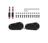Car Bonnet Lock 2Pcs Universal Racing Car Hood Pin Engine Bonnet Latch Lock Mount Kit With/without Lock Key Bonnet Hood Catch Latch Lock(Carbon fiber no lock)