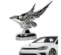 Car Bonnet Ornament - Eagle Car Logo Decoration | Modify Flying Eagle Head Logo, Eagle Bonnet Sticker, Adhesive, Eagle Emblem for Car, Personaliz Decoration