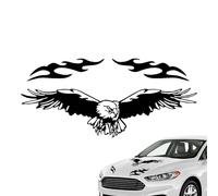 Car Bonnet Sticker, UV Resistant Sticker, 50 x 14 cm, Precise Edge, Waterproof, Full Wing Adhesive Graphic for Exterior Styling | Bold Vehicle Decoration Solution for DIY Customization of the Engine