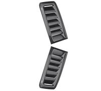 Car Bonnet Vent Compatible With Mitsubishi For Lancer For Evolution 2x Car Front Engine Bonnet Air Vents Trim(Black 2)