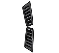 Car Bonnet Vent Compatible With Mitsubishi For Lancer For Evolution 2x Car Front Engine Bonnet Air Vents Trim(Black 1)