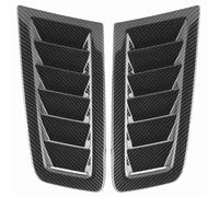 Car Bonnet Vents Cover 2PCS Car Front Engine Side Hood Air Intake Vents Cover Grille Decoration Compatible With For Focus RS MK2(Carbon)
