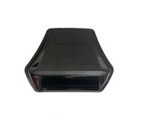 Car Bonnet Vents Cover Auto Mesh Engine Bonnets Hood Scoop Air Flow Outlet Vent Cover Trim Intake Grille Compatible With A4 For B8(Black)