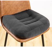 Car Booster Seat, Chair Cushion, 40 x 40 cm, Extra Thick Car Seat Cover, Effectively Extend Vision When Driving, Also for Dining Table Chairs, Office Chairs, Wheelchairs, Garden Chairs, Sofa (Grey)