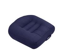 Car Booster Seat Cushion, 40 x 40 cm, Extra Thick Car Seat Cover, Effectively Extend Vision When Driving, Also for Dining Table Chairs, Office Chairs, Wheelchairs, Garden Chairs, Sofa Dark Blue