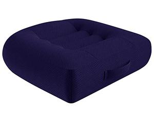 Car Booster Seat Cushion, 40 x 40 cm, Office Chair, Ergonomic Orthopaedic Seat Cushion for Dining Table Chairs, Office Chair, Wheelchair, Garden Chairs, Sofa Back Seat Cushion (Blue)