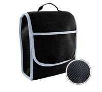 Car Boot Bag Small - made of durable Felt Car Boot Organiser Bag Tool Bag Storage Bag with Hook & Loop Fastener L&P A0117-5 (Black-Grey)