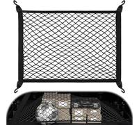 Car Boot Cargo Net for SEAT Ateca 2016-2019, Adjustable Elastic Nylon Car Boot Net Single-layer Luggage Fixed Net,A