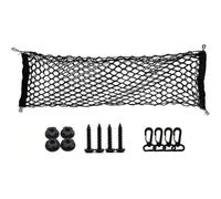 Car Boot Cargo Net for Toyota Highlander IV 2021 2022, Double Layer Luggage Fixed Elastic Mesh Trunk Storage, Highly Elastic Car Net with 4 Hooks,130 * 45CM