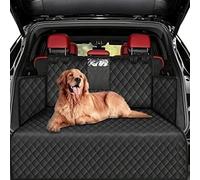Car Boot Cover for Dogs, For BMW X1 1(I) E84 FaceIift 2012-2015 Pet Cargo Cover Car Trunk Mat with Side Flaps Side Bumper Protection Fits Most Cars
