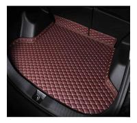 Car Boot Cover Mats For Jaguar XF 2016-2017 2008-2015 For XE 2015-2018 PU Leather Customized Car Trunk Mat Accessories Carpet Nonslip Boot Mat(Wine red A)