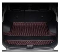 Car Boot Cover Mats For JEEP For Renegade 2016-2018 Full Coverage Trunk Mat Car Boot Cover Pad Cargo Liner Interior Protector Accessories(Black red A)
