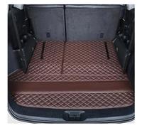 Car Boot Cover Special Car Trunk Mats For Toyota For Highlander 2009-2016 2017 2018 Waterproof 6D Full Cover Car Styling Rugs Carpet Case Liners Tail Pad(Black Beige,A)