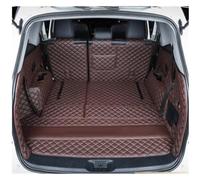 Car Boot Cover Special Car Trunk Mats For Toyota For Highlander 2009-2016 2017 2018 Waterproof 6D Full Cover Car Styling Rugs Carpet Case Liners Tail Pad(Black Beige,C)