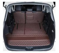 Car Boot Cover Special Car Trunk Mats For Toyota For Highlander 2009-2016 2017 2018 Waterproof 6D Full Cover Car Styling Rugs Carpet Case Liners Tail Pad(Black Beige,B)
