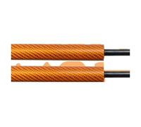 Car Boot Gas Springs For Hyundai For 1st FS Hatchback 2011-2018 Rear Tailgate Damper WITH SPRING Trunk Boot Gas Struts Lift Support 2pcs Car Lift Supports(ORANGE CARBON FIBER)