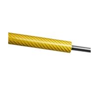 Car Boot Gas Springs For Jeep For Grand For Cherokee WK2 2011-2020 SUV With Power Liftgate Lift Support Damper Shock Absorber Prop Rod Spring 1PC Gas Strut Car Lift Supports(Yellow carbon fiber)