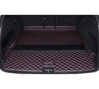 Car Boot Liner Bottom Mat Custom Leather Car Trunk Mats Rear Trunk Floor Mat Tray Carpet Mud For Mazda For CX-8 2017 2018 2019 2020 2021 7-Seat Accessories(Black Red 4pcs)