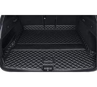 Car Boot Liner Bottom Mat Custom Leather Car Trunk Mats Rear Trunk Floor Mat Tray Carpet Mud For Mazda For CX-8 2017 2018 2019 2020 2021 7-Seat Accessories(Carbon Fiber 4Pcs)