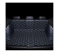 Car Boot Liner Customized Full Coverage Car Trunk Mat Compatible With Audi Q7 7 Seat 2006-2015 2016 2017 2018 2019(Black blue,7 Seat 2006-2015)