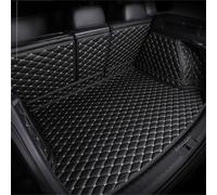 Car Boot Liner for Audi A6 Avant 2007-2018, Car Leather Boot Mats Boot Cover Non-slip Waterproof Dog Friendly Cargo Mats Car Accesorios,B Black-Beige