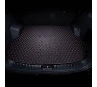Car Boot Liner for Audi A6 C5 Allroad 1997-2004, Tailored Leather Rear Trunk Mat Guard Tray Waterproof Boot Mats Protector Cover,black-red