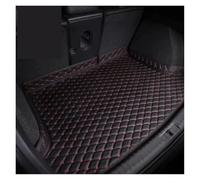 Car Boot Liner For BMW Series 3 E46 E90 E91 E92 E93 F30 F31 Car Trunk Mats Auto Interior Protective Pad Anti Dirty Leather Carpet Trunk Mat(Black red)