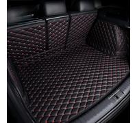 Car Boot Liner for BMW X1 2010-2014, Car Leather Boot Mats Boot Cover Non-slip Waterproof Dog Friendly Cargo Mats Car Accesorios,B Black-Red
