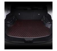 Car Boot Liner For Chevrolet For Corvette For Coupe 97-04 PU Leather Car Trunk Mats Interior Details Accessories Carpet(Black red)
