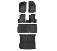 Car Boot Liner For Dacia For Duster 2018-2024 Petrol Power Car Floor Mats Trunk Pad TPE 3D Foot Mat Set Accessories Left Rudder(LHD 6P)