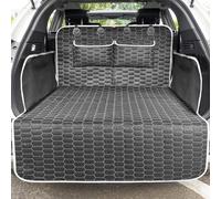 Car Boot Liner for Dogs for Jeep Avenger Hybrid/Avenger Elektro, with Side Flaps, Non-Slip & Scratch-Resistant Boot Protector for Pet,D 185 * 105cm-Black
