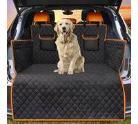 Car Boot Liner for Dogs for Mini Electric/Cooper Electric/Cabrio Electric, with Side Flaps, Non-Slip & Scratch-Resistant Boot Protector for Pet,B 180 * 103cm-Black Orange