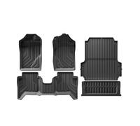 Car Boot Liner For For Ranger 2024 2025 US Version Fit 5FT 59.6Bed Car Truck Bed Mat Liner Trunk Bed Liner Black TPE Floor Mats Protection Rear Cargo Mat(RHD 5PCS)