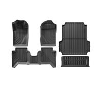 Car Boot Liner For For Ranger 2024 2025 US Version Fit 5FT 59.6Bed Car Truck Bed Mat Liner Trunk Bed Liner Black TPE Floor Mats Protection Rear Cargo Mat(LHD 5PCS)