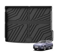 Car Boot Liner For Hyundai For Kona Electric 2024 2025 TPE 3D Car Rear Trunk Pad Cargo Liner Trunk Mat All Weather Black