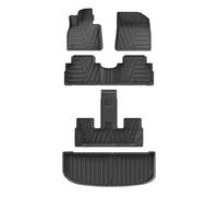 Car Boot Liner For Hyundai For Palisade Fuel Version 2020-2024 TPE 3D Car Floor Mats Cargo Liner Trunk Pad All Weather Waterproof Black(Foot pad 5pcs)