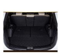 Car Boot Liner For Hyundai For Santa Fe 2013 2014 2015 3rd Generation PU Leather Car Trunk Mat Cargo Liner Car Boot Mat(Black Black Wire,7 Seats)
